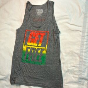 Major Lazer Mad Decent Get Free Tank Size XS